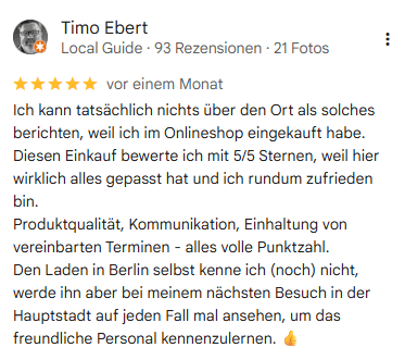Google Rezension 1