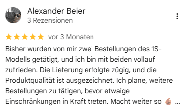 Google Rezension 1