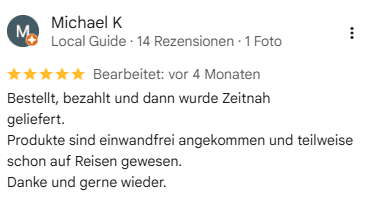 Google Rezension 1