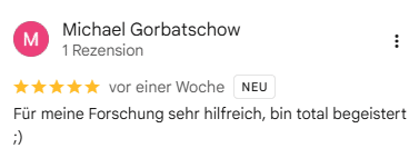 Google Rezension 1